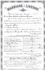Joseph Short and Mollie Newberry Marriage Certificate